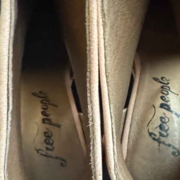 LIKE NEW Free People Coral Ankle Booties. Leather Cutout Pointed-Toe - Picture 8 of 11